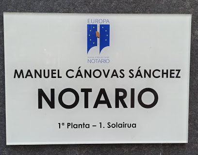 Notaría de D. Manuel Fernando Cánovas Sánchez
