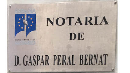 Notario Gaspar Peral Bernat