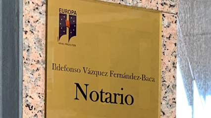 Notario Ildefonso Vázquez Fernandez-Baca